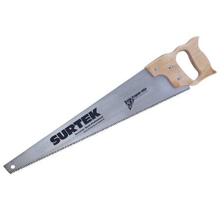 Surtek Triple Edge Handsaw With Wood Handle 18" 120245